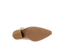 Michael By Michael Shannon Womens Dottie Western Boot - Beige -Skechers Store US 01 302820 06