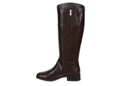 Michael By Michael Shannon Womens Brielle Wide Calf Tall Riding Boot - Dark Brown -Skechers Store US 01 302837 03