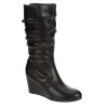 Lauren Blakwell Womens Johanna Wedge Boot - Black
