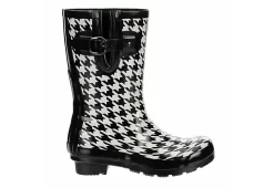 London Fog Womens Tally Rain Boot - Black -Skechers Store US 01 302870 01