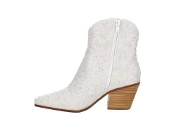 Betsey Johnson Womens Diva Western Boot - White -Skechers Store US 01 302881 03