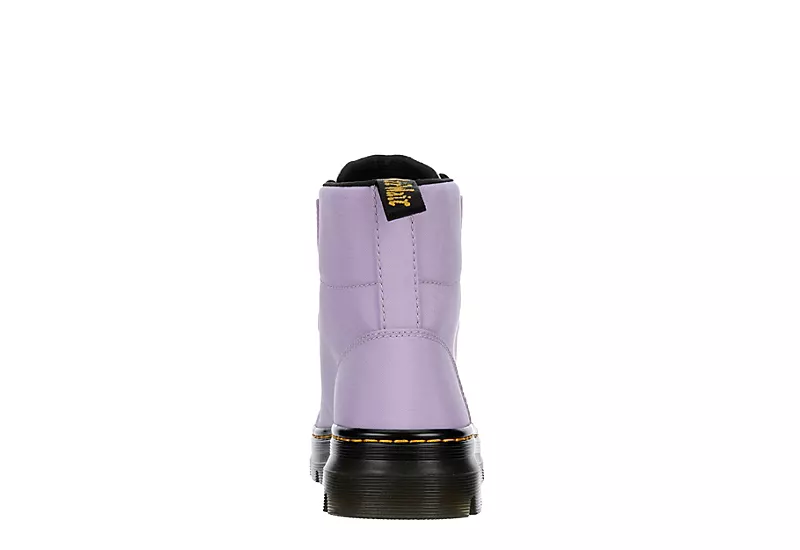 Dr. Martens Dr.martens Womens Combs Nylon Combat Boot - Lilac 7 Dr. Martens Dr.martens Womens Combs Nylon Combat Boot - Lilac - Image 5