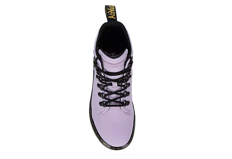 Dr. Martens Dr.martens Womens Combs Nylon Combat Boot - Lilac 8 Dr. Martens Dr.martens Womens Combs Nylon Combat Boot - Lilac - Image 6