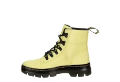 Dr. Martens Dr.martens Womens Combs Nylon Combat Boot - Yellow -Skechers Store US 01 302908 03