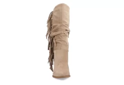 Journee Collection Womens Hartly Fringed Wide Calf Dress Boot - Taupe 11 Journee Collection Womens Hartly Fringed Wide Calf Dress Boot - Taupe -Skechers Store US 01 303178 02