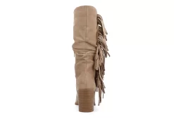 Journee Collection Womens Hartly Fringed Wide Calf Dress Boot - Taupe 13 Journee Collection Womens Hartly Fringed Wide Calf Dress Boot - Taupe -Skechers Store US 01 303178 04