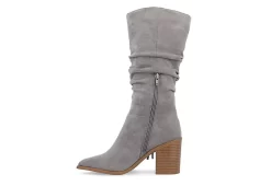 Journee Collection Womens Hartly Fringed Wide Calf Dress Boot - Grey 12 Journee Collection Womens Hartly Fringed Wide Calf Dress Boot - Grey -Skechers Store US 01 303179 03