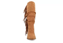 Journee Collection Womens Hartly Fringed Wide Calf Dress Boot - Tan 11 Journee Collection Womens Hartly Fringed Wide Calf Dress Boot - Tan -Skechers Store US 01 303180 02