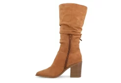 Journee Collection Womens Hartly Fringed Wide Calf Dress Boot - Tan 12 Journee Collection Womens Hartly Fringed Wide Calf Dress Boot - Tan -Skechers Store US 01 303180 03