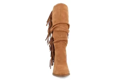 Journee Collection Womens Hartly Fringed Extra Wide Calf Dress Boot - Tan 11 Journee Collection Womens Hartly Fringed Extra Wide Calf Dress Boot - Tan -Skechers Store US 01 303185 02