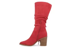 Journee Collection Womens Hartly Fringed Extra Wide Calf Dress Boot - Red 12 Journee Collection Womens Hartly Fringed Extra Wide Calf Dress Boot - Red -Skechers Store US 01 303199 03