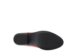 Journee Collection Womens Novva Western Ankle Boot - Red -Skechers Store US 01 303313 06