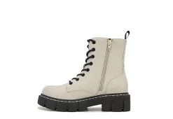 Unionbay Womens Lester Combat Boot - Off White -Skechers Store US 01 303383 02