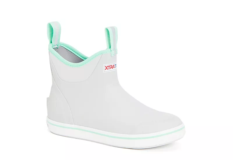 Xtratuf Womens 6 Ankle Deck Boot - Grey 3 Xtratuf Womens 6 Ankle Deck Boot - Grey