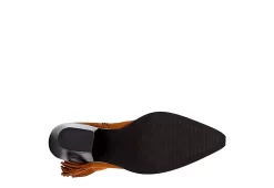 Coconuts Womens Jane Western Ankle Boot - Cognac -Skechers Store US 01 303522 06