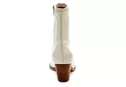 Coconuts Womens Kyra Ankle Western Boot - Bone 13 Coconuts Womens Kyra Ankle Western Boot - Bone -Skechers Store US 01 303526 04