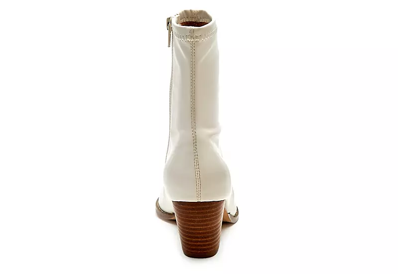 Coconuts Womens Kyra Ankle Western Boot - Bone 7 Coconuts Womens Kyra Ankle Western Boot - Bone - Image 5