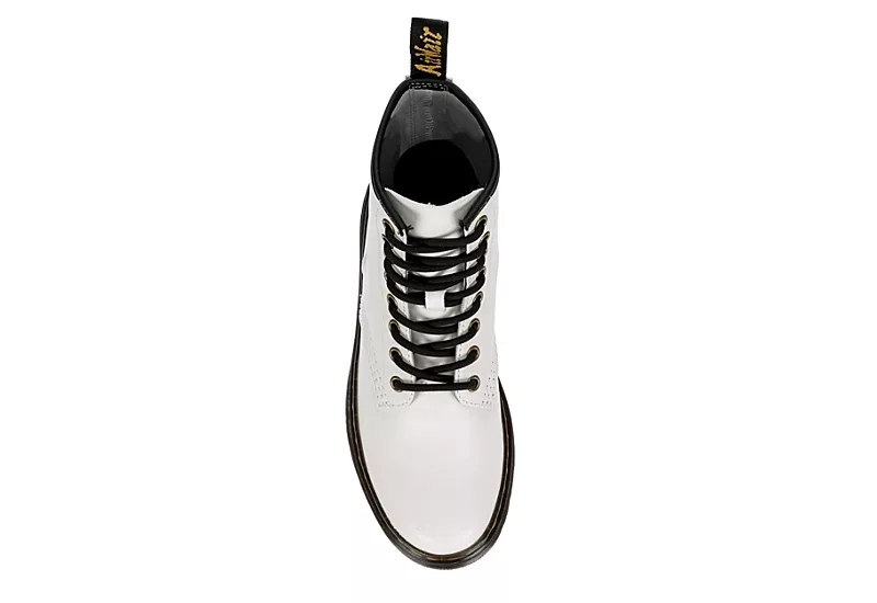 Dr. Martens Dr.martens Womens Zavala Combat Boot - White 8 Dr. Martens Dr.martens Womens Zavala Combat Boot - White - Image 6