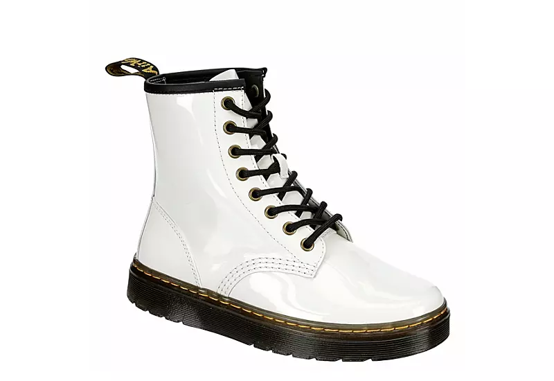 Dr. Martens Dr.martens Womens Zavala Combat Boot - White 3 Dr. Martens Dr.martens Womens Zavala Combat Boot - White