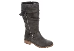 Xappeal Womens Chelsey Tall Boot - Grey