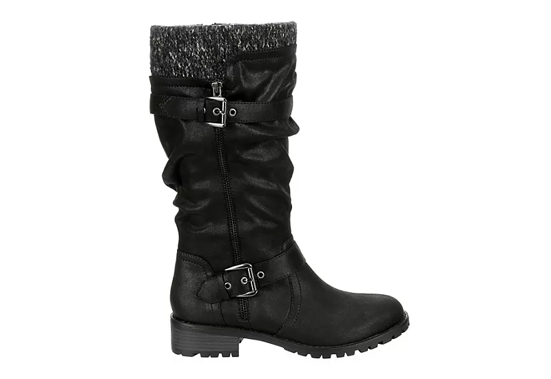 Xappeal Womens Chelsey Tall Boot - Black 4 Xappeal Womens Chelsey Tall Boot - Black - Image 2