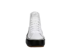 Puma Womens Kaia High Top Platform Sneaker - White 11 Puma Womens Kaia High Top Platform Sneaker - White -Skechers Store US 01 400673 02