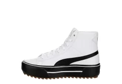 Puma Womens Kaia High Top Platform Sneaker - White 12 Puma Womens Kaia High Top Platform Sneaker - White -Skechers Store US 01 400673 03