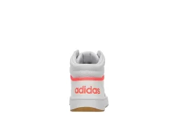 Adidas Womens Hoops 3.0 Mid Top Sneaker - White 13 Adidas Womens Hoops 3.0 Mid Top Sneaker - White -Skechers Store US 01 400745 04