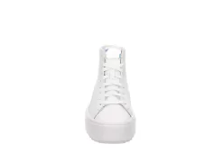 Puma Womens Kaia High Top Platform Sneaker - White -Skechers Store US 01 400758 02