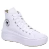 Converse Womens Chuck Taylor All Star Move High Top Sneaker - White 1 Converse Womens Chuck Taylor All Star Move High Top Sneaker - White -Skechers Store US 01 400794 00