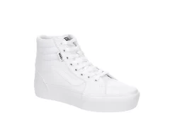 Vans Womens Filmore High Top Platform Sneaker - White