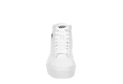 Vans Womens Filmore High Top Platform Sneaker - White -Skechers Store US 01 400983 02