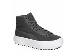 Puma Womens Kaia High Top Platform Sneaker - Dark Grey