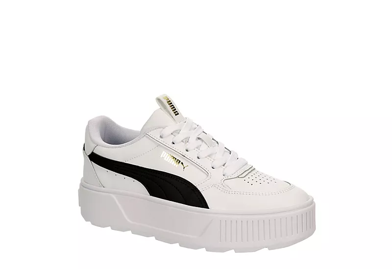 Puma Womens Karmen Rebelle Platform Sneaker - White 3 Puma Womens Karmen Rebelle Platform Sneaker - White