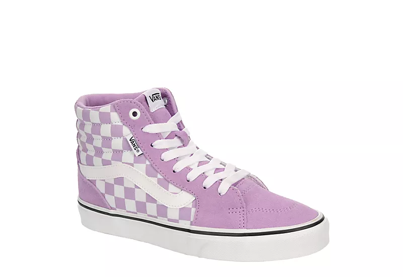 Vans Womens Filmore High Top Sneaker - Purple 3 Vans Womens Filmore High Top Sneaker - Purple