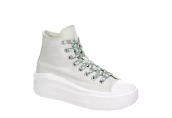 Converse Womens Chuck Taylor All Star Move High Top Sneaker - Bone