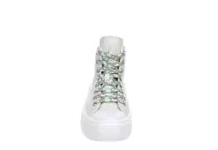 Converse Womens Chuck Taylor All Star Move High Top Sneaker - Bone -Skechers Store US 01 401340 02