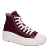 Converse Womens Chuck Taylor All Star Move High Top Sneaker - Burgundy 2 Converse Womens Chuck Taylor All Star Move High Top Sneaker - Burgundy -Skechers Store US 01 401341 00
