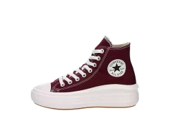 Converse Womens Chuck Taylor All Star Move High Top Sneaker - Burgundy 12 Converse Womens Chuck Taylor All Star Move High Top Sneaker - Burgundy -Skechers Store US 01 401341 03