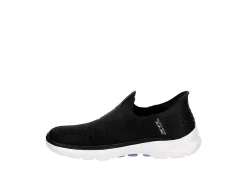 Skechers Womens Go Walk 6 Quick Fit Slip-ins Walking Shoe - Black -Skechers Store US 01 401389 03