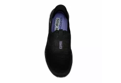 Skechers Womens Go Walk 6 Quick Fit Slip-ins Walking Shoe - Black -Skechers Store US 01 401389 05