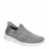 Skechers Womens Go Walk 6 Quick Fit Slip-ins Walking Shoe - Grey -Skechers Store US 01 401390 00