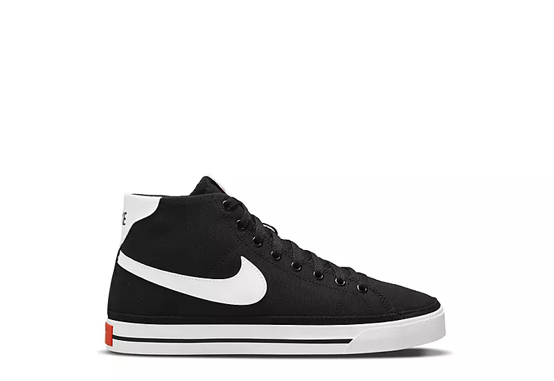 Nike Womens Court Legacy Mid Sneaker - Black 4 Nike Womens Court Legacy Mid Sneaker - Black - Image 2