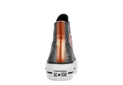 Converse Womens Chuck Taylor All Star High Top Platform Sneaker - Black -Skechers Store US 01 401474 04