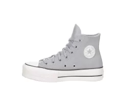 Converse Womens Chuck Taylor All Star High Top Platform Sneaker - Pale Grey -Skechers Store US 01 401481 03