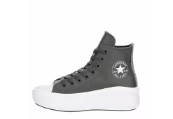 Converse Womens Chuck Taylor All Star Move High Top Sneaker - Dark Grey -Skechers Store US 01 401483 03