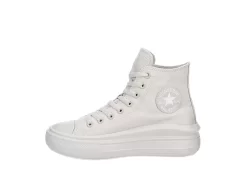 Converse Womens Chuck Taylor All Star Move High Top Sneaker - Pale Grey -Skechers Store US 01 401484 03
