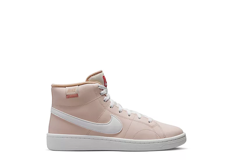 Nike Womens Court Royale 2 Mid Sneaker - Pale Pink 4 Nike Womens Court Royale 2 Mid Sneaker - Pale Pink - Image 2