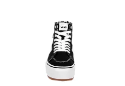 Vans Womens Filmore High Top Tapered Platform Sneaker - Black -Skechers Store US 01 401517 02