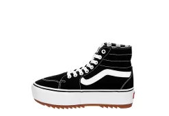 Vans Womens Filmore High Top Tapered Platform Sneaker - Black -Skechers Store US 01 401517 03